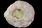 Fluorescent Calcite Geode In Sandstone - Morocco #89695-1